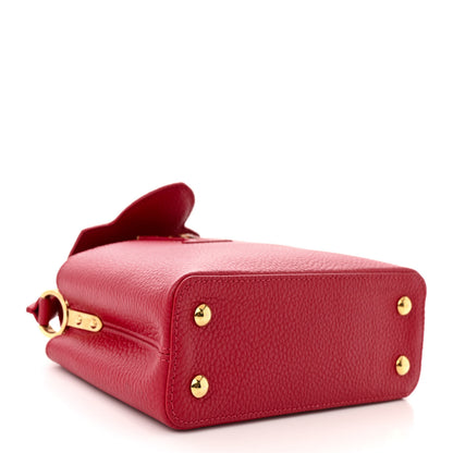 Louis Vuitton Taurillon Mini Capucines Scarlet 4 of 10