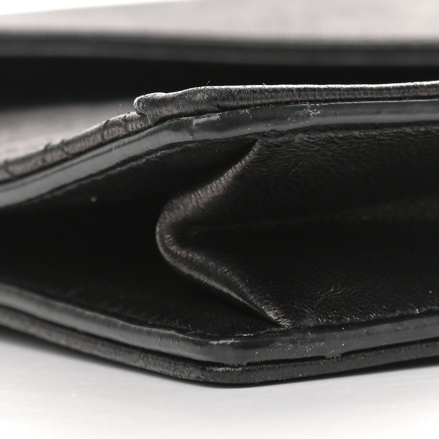 Saint Laurent Lambskin Quilted Monogram Gaby Chain Bag Black 7 of 12