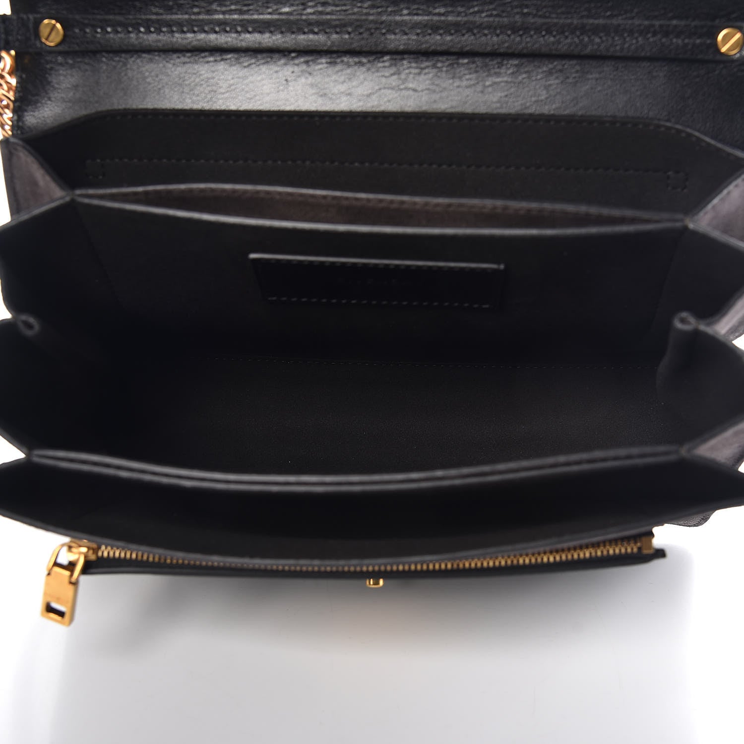 Givenchy Calfskin Suede Medium GV3 Flap Black 6 of 9