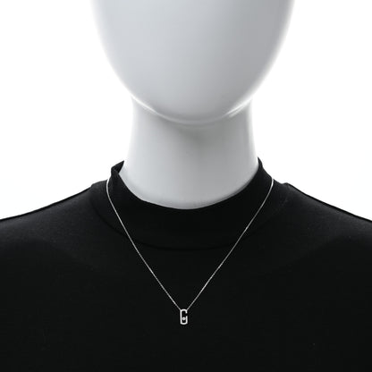 Messika X GIGI HADID 18K White Gold Diamond Move Addiction Necklace 2 of 5