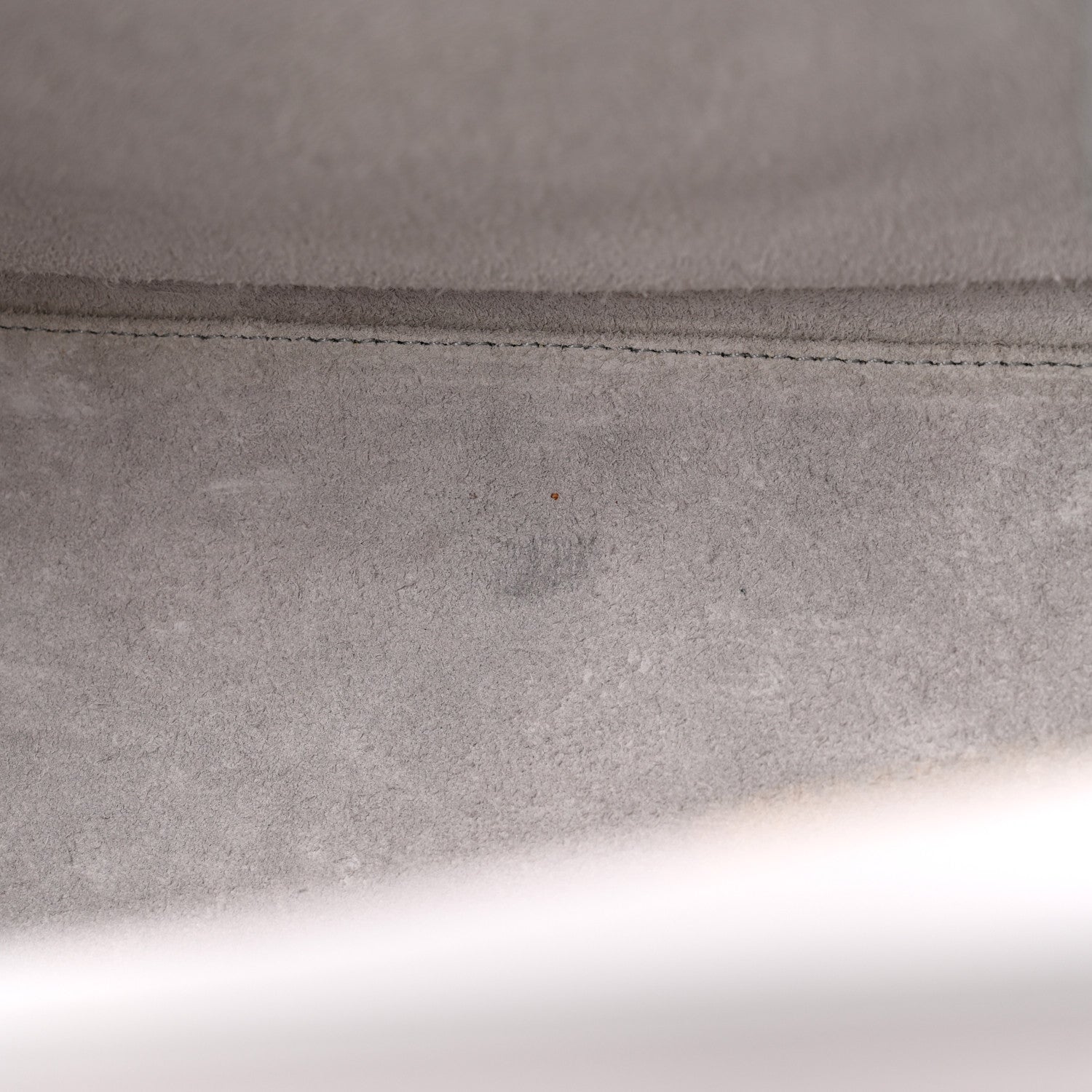 Celine Drummed Calfskin Micro Luggage Light Grey 10 of 10