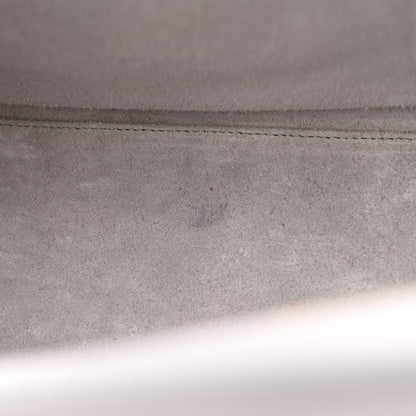 Celine Drummed Calfskin Micro Luggage Light Grey 10 of 10