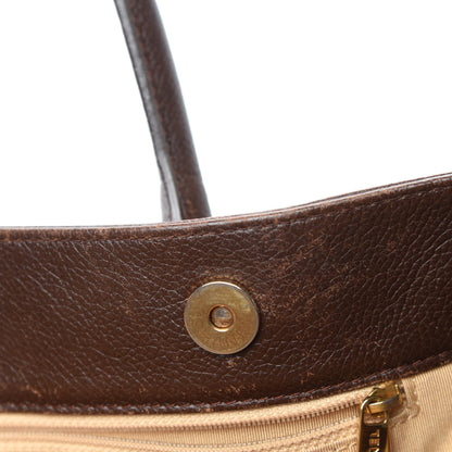 Chanel Calfskin Cerf Executive Shopper Tote Brown 17 of 21