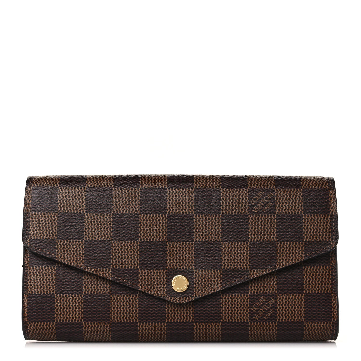 Louis Vuitton Damier Ebene Sarah Wallet NM 1 of 7