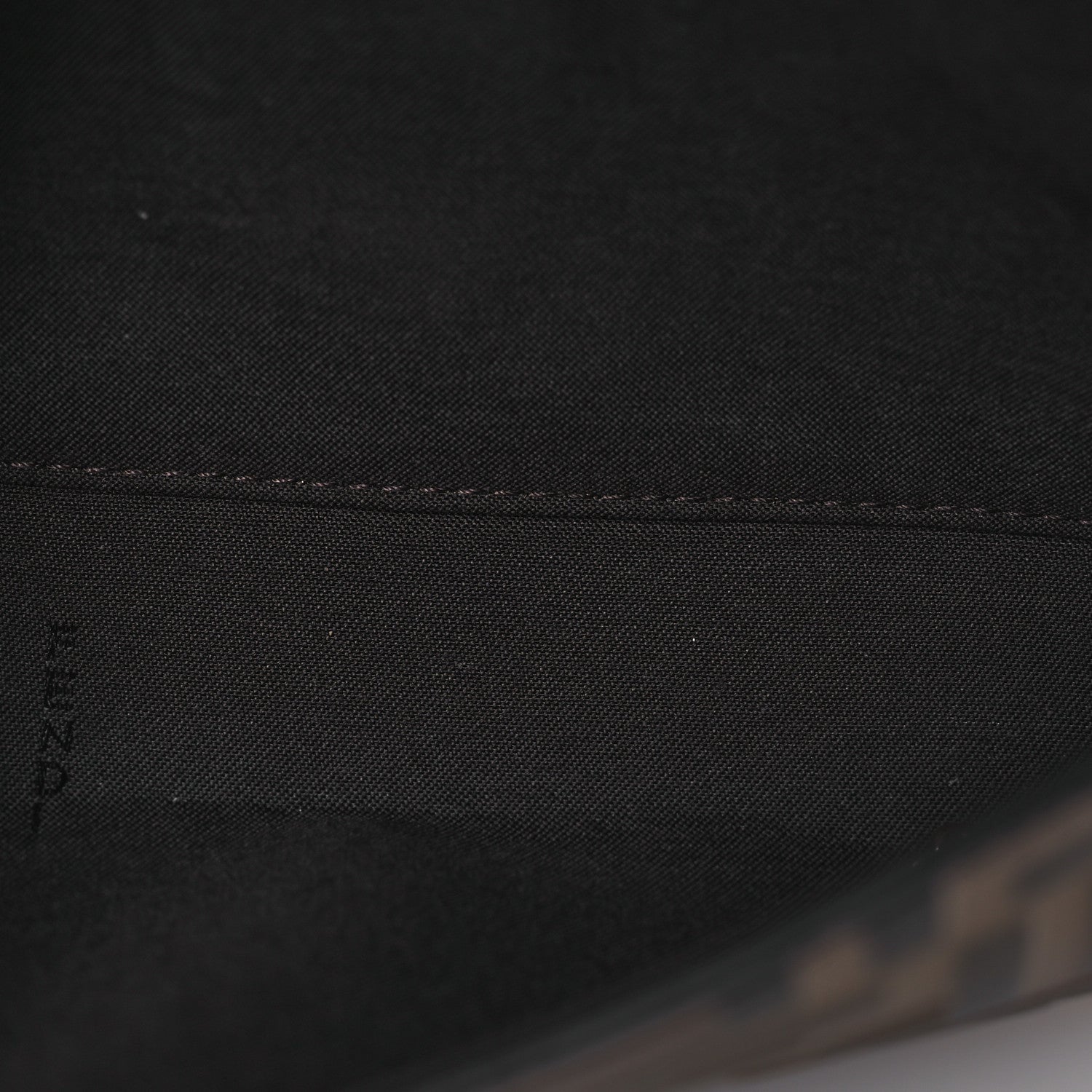 Fendi Vitello Soft F is Fendi Bi-Color FF 1974 Embossed Envelope Wallet On Chain with Pouches Maya Black 6 of 16