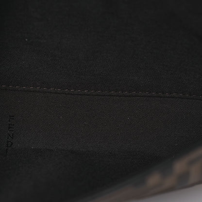 Fendi Vitello Soft F is Fendi Bi-Color FF 1974 Embossed Envelope Wallet On Chain with Pouches Maya Black 6 of 16