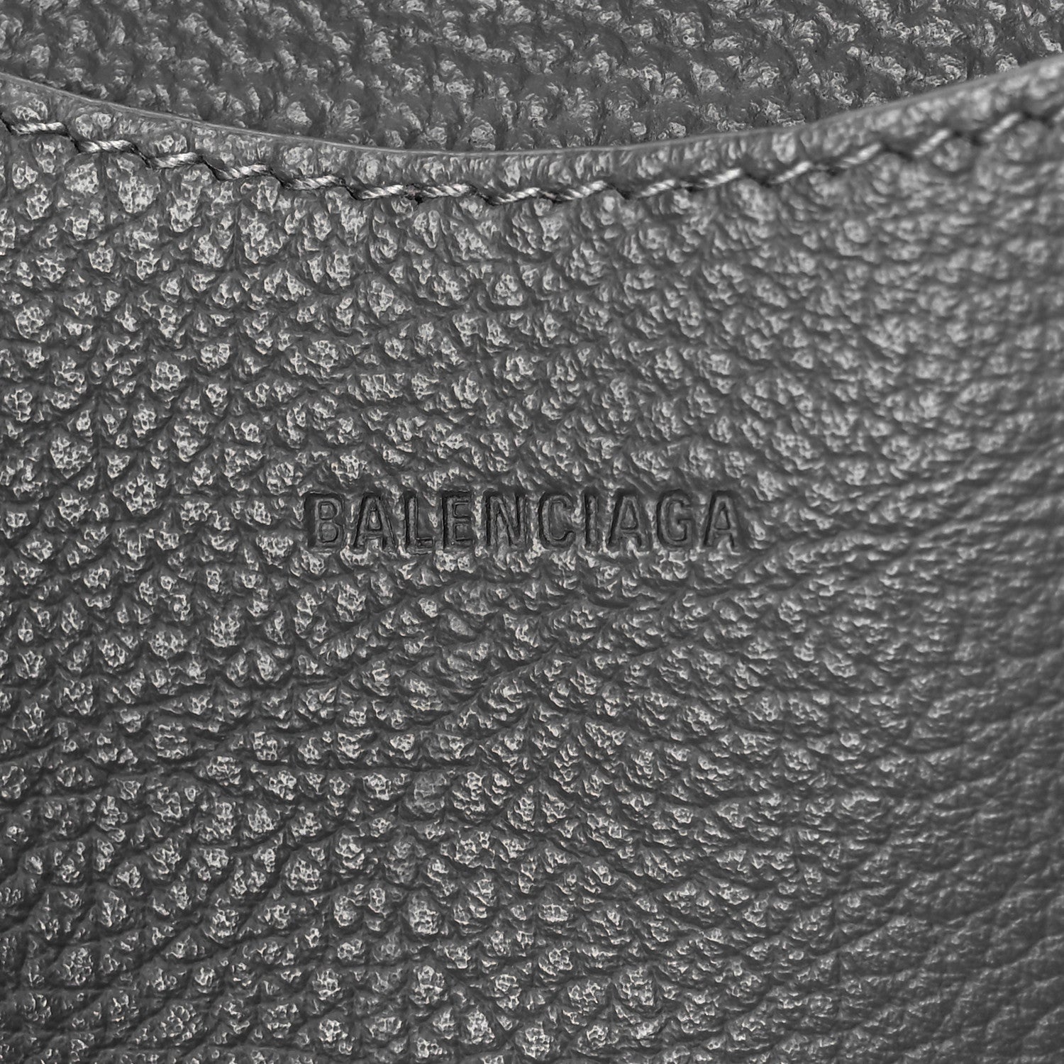Balenciaga Grained Calfskin Neo Classic Silver Hardware Mini City Dark Grey 6 of 8