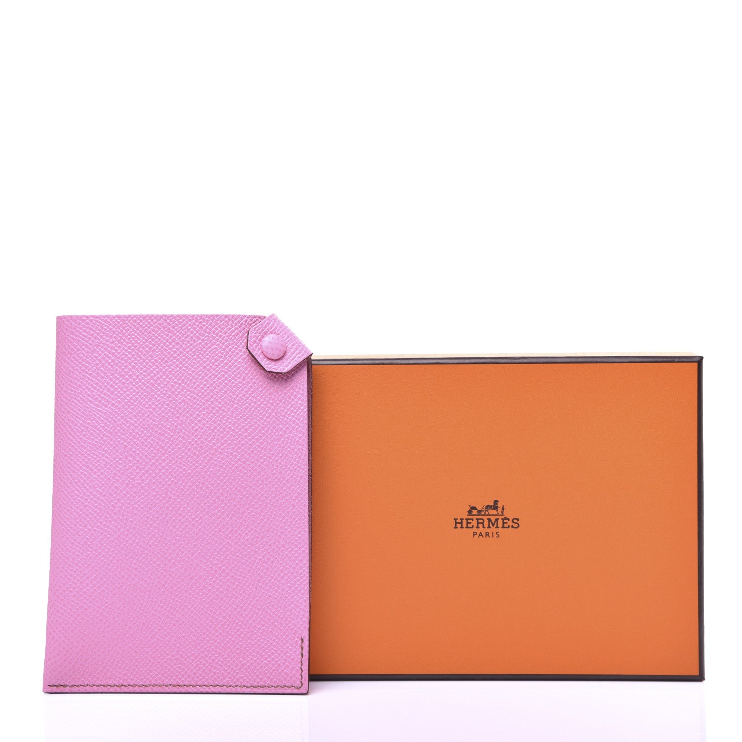 Hermes Epsom Tarmac PM Passport Holder 5P Pink 9 of 9