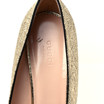 Gucci Galassia GG Marmont Fringe 50mm Loafer Pumps 41 Platino 7 of 9