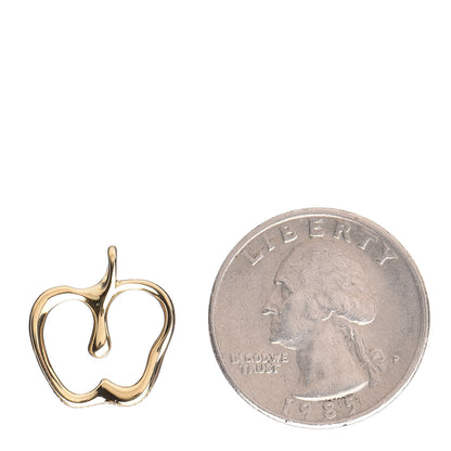 Tiffany 18K Yellow Gold Elsa Peretti Apple Pendant 2 of 3