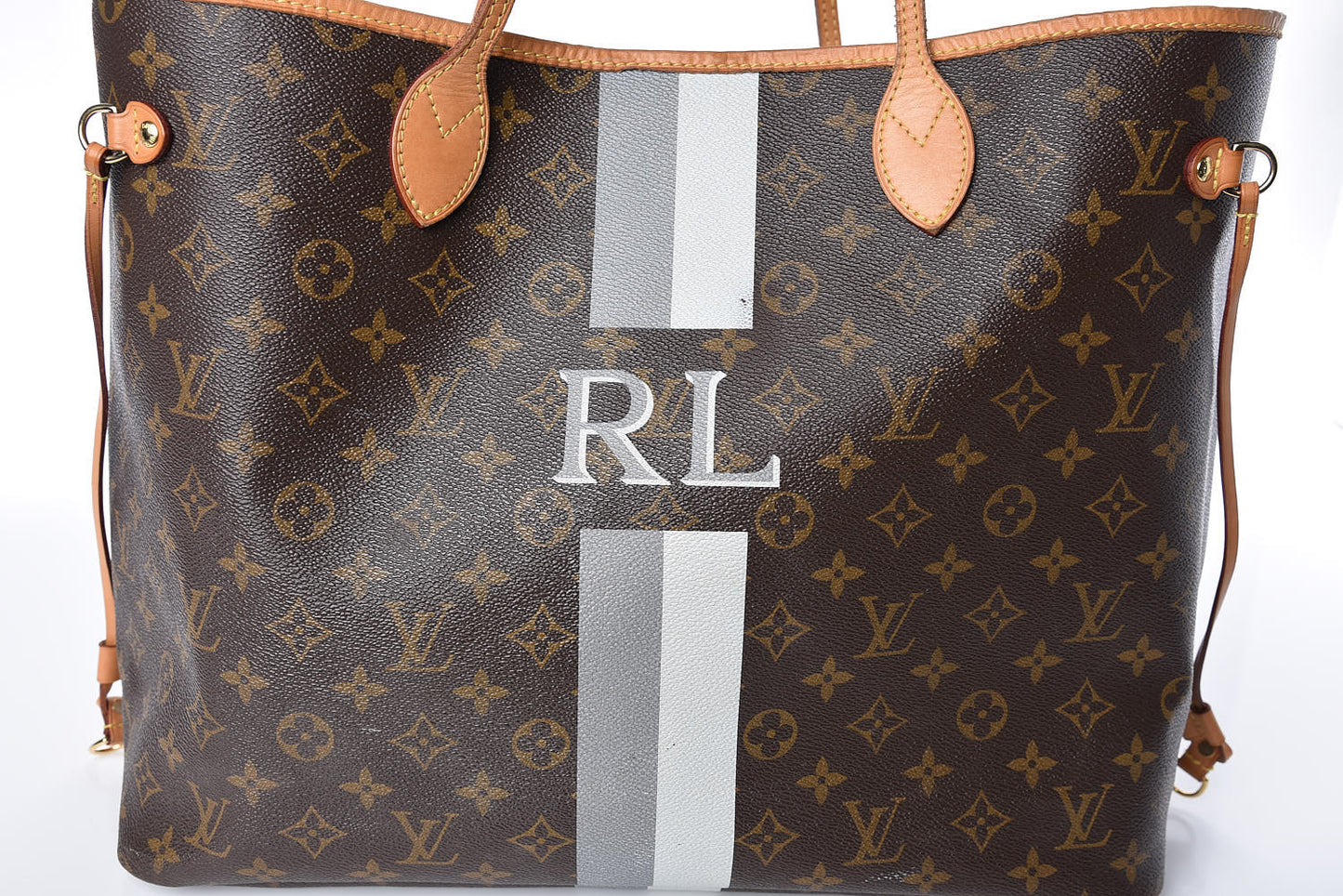 Monogram My LV Heritage Neverfull GM Gris White