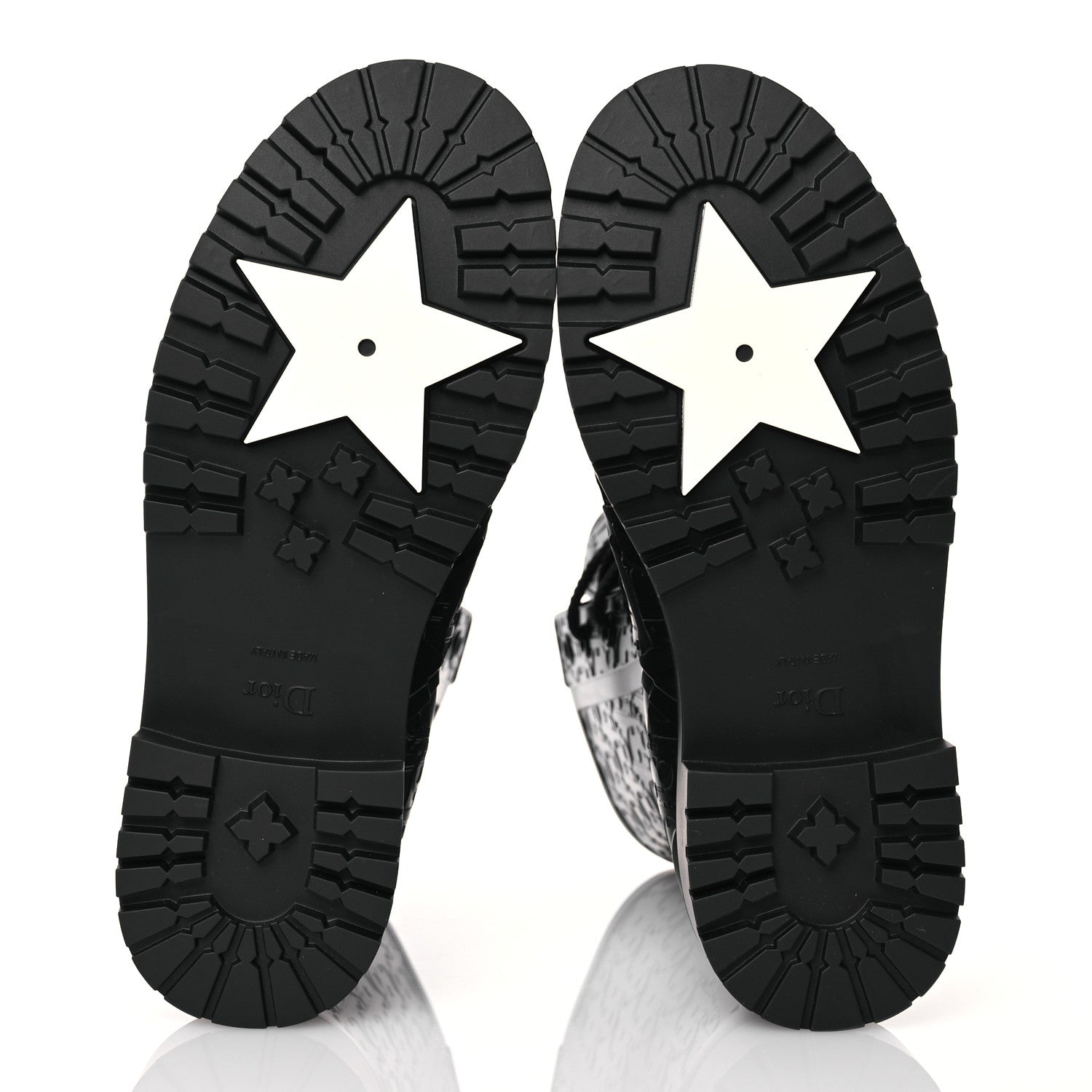 Christian Dior Oblique Rubber Diorcamp Boots 37 Black 6 of 9
