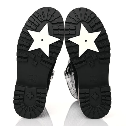 Christian Dior Oblique Rubber Diorcamp Boots 37 Black 6 of 9