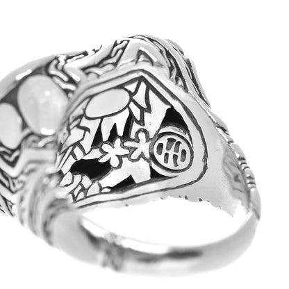 John Hardy Sterling Silver Kali Pillow Ring 57 8 5 of 6
