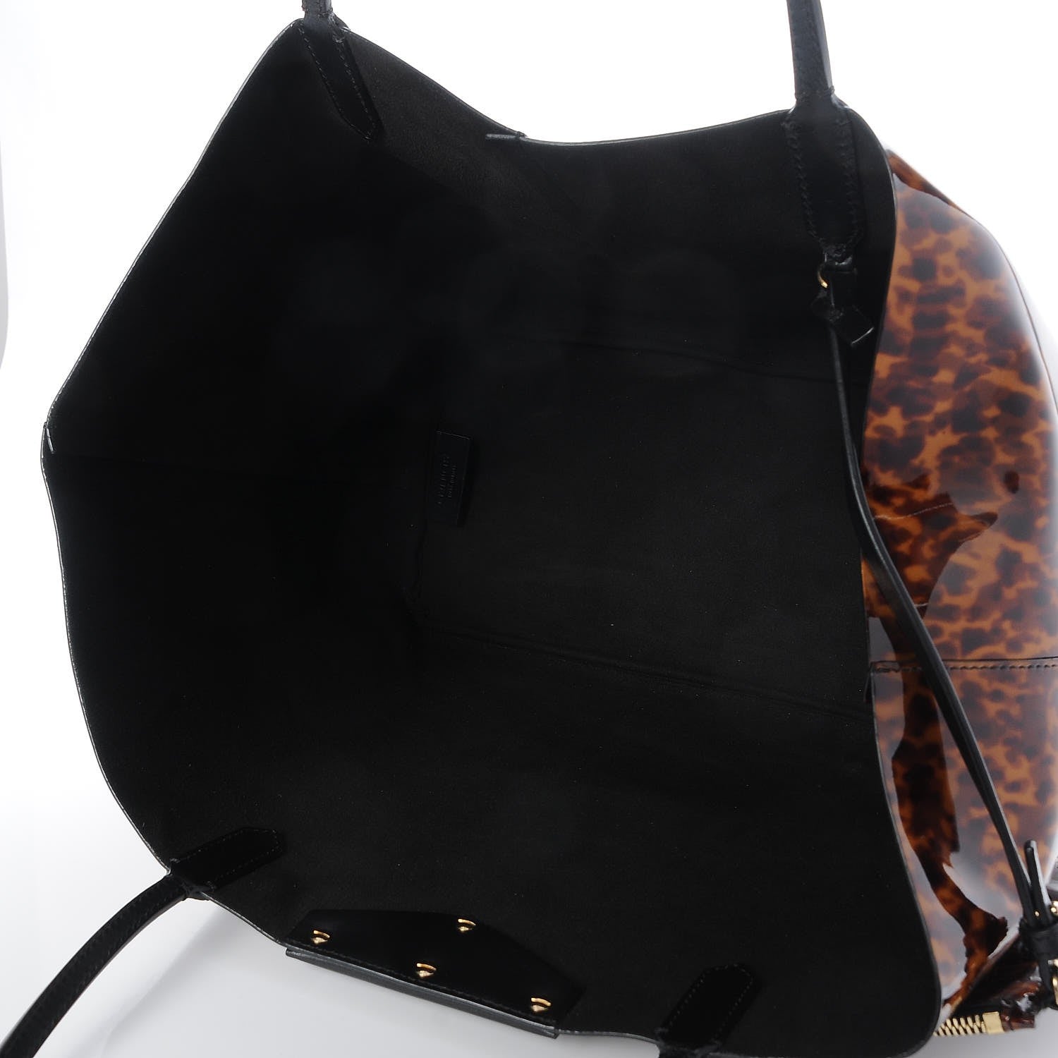 Givenchy Patent Calfskin Tortoise Print Large Antigona Tote 6 of 9