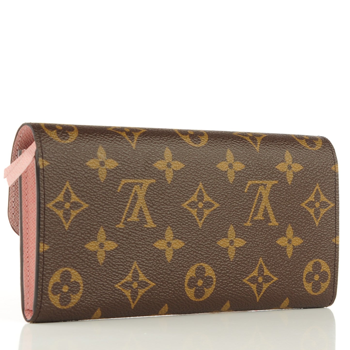 Monogram Emilie Wallet Rose Ballerine