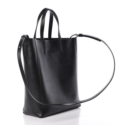 Celine Grained Calfskin Small Vertical Cabas Black 3 of 10