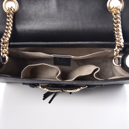 Gucci Microguccissima Medium Emily Chain Shoulder Bag Black 5 of 15