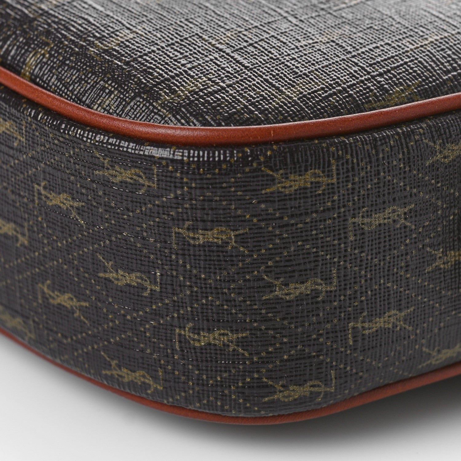 Saint Laurent Canvas Smooth Calfskin Le Monogramme Small Camera Bag Chestnut 8 of 8