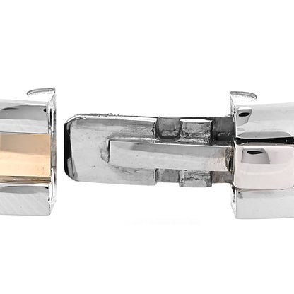 Bulgari 18K Yellow Gold Stainless Steel B.Zero1 Bangle Bracelet 5 of 5