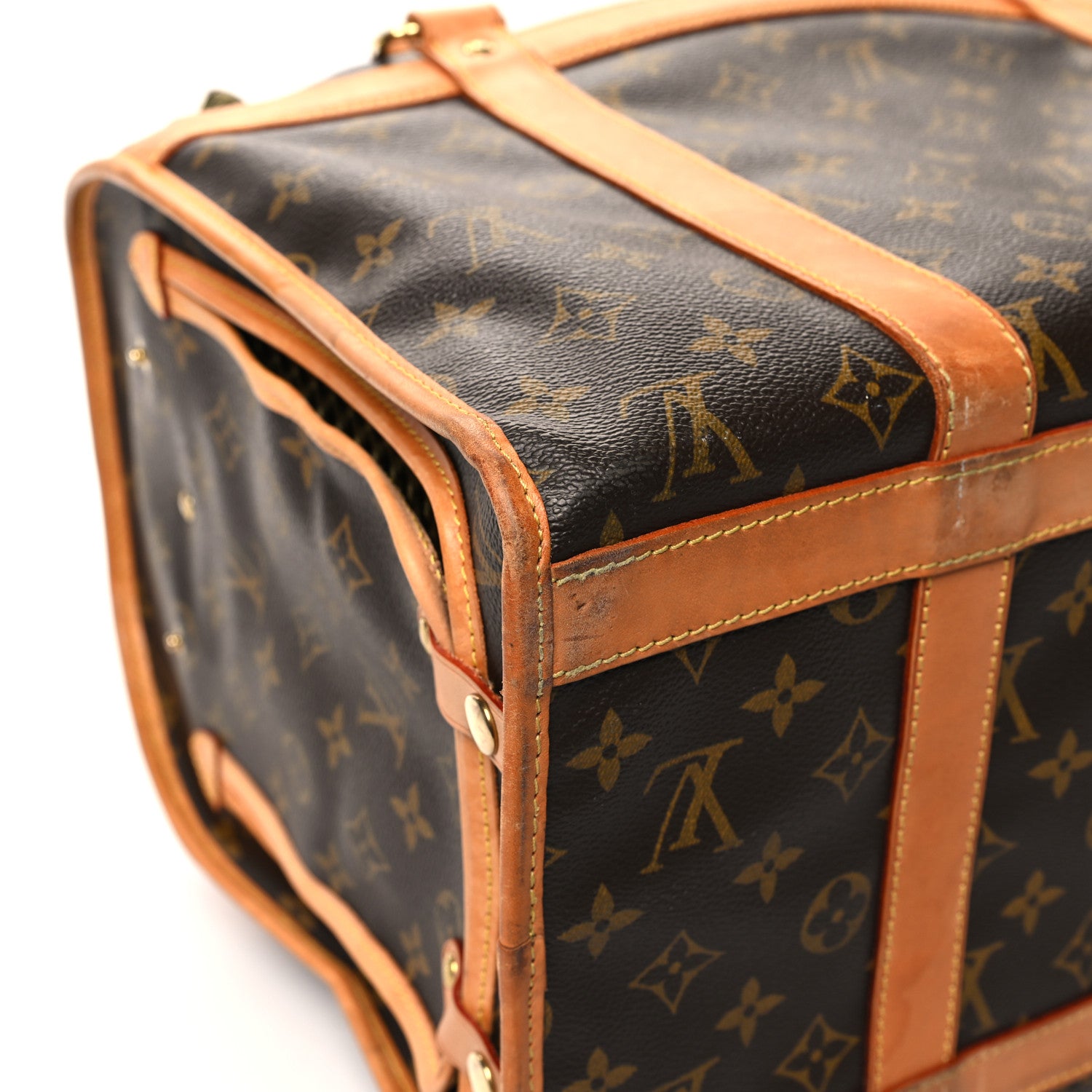 Louis Vuitton Monogram Sac Chien 40 Pet Carrier 10 of 14