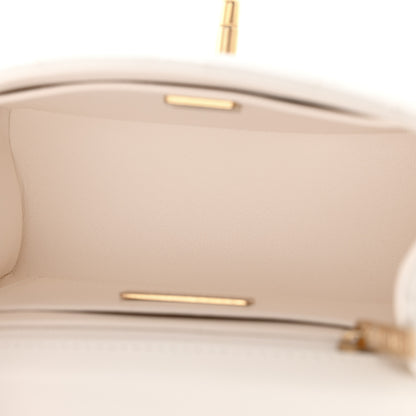 Chanel Lambskin Handle Crush Top Handle Flap Bag White 5 of 11