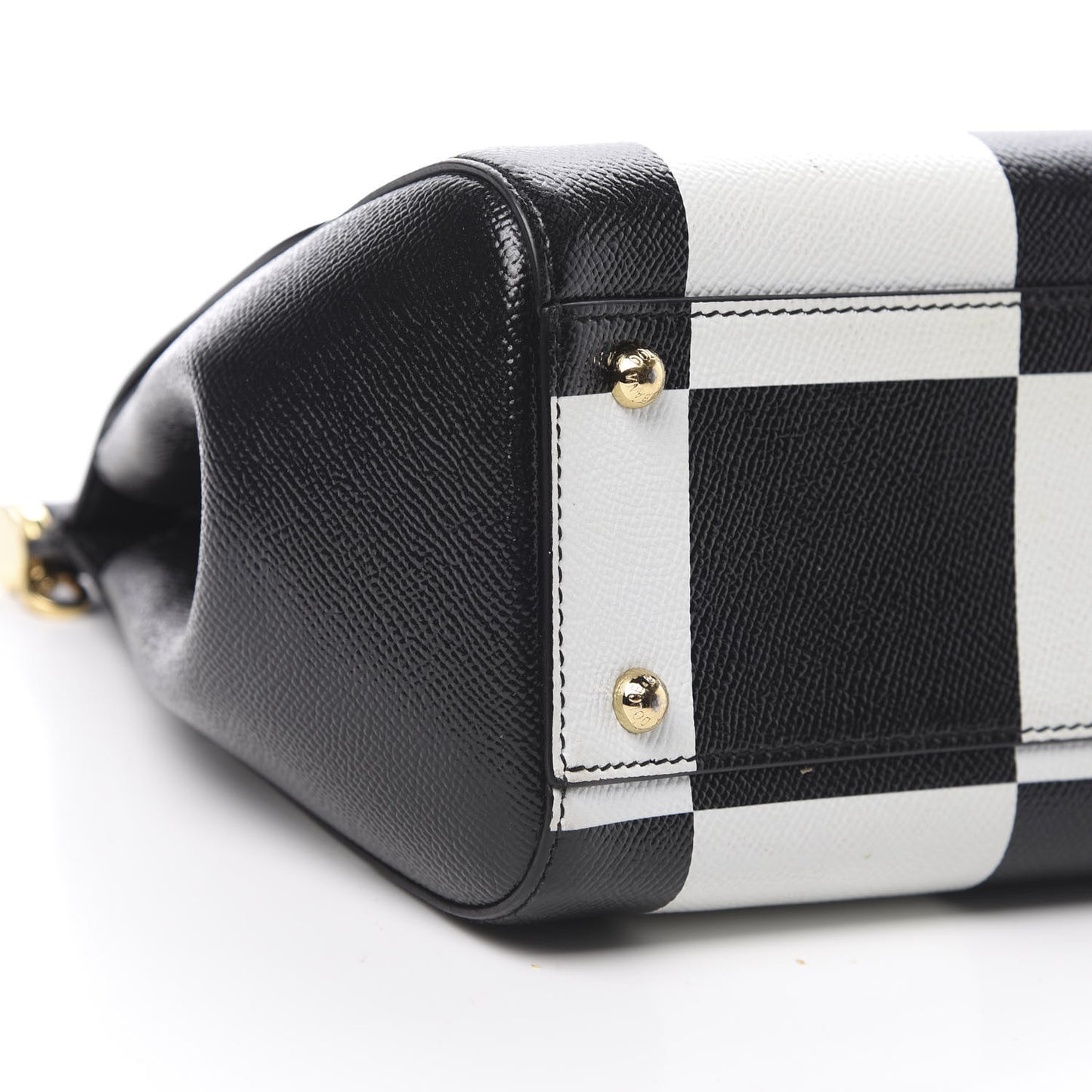 Dauphine Print Checker Rose Medium Miss Sicily Satchel Black Multicolor