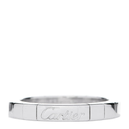 Cartier 18K White Gold Lanieres Ring 50 5.25 1 of 7