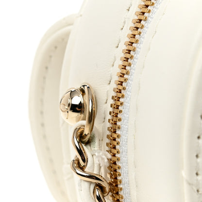 Chanel Lambskin Quilted CC In Love Heart Bag White 11 of 11