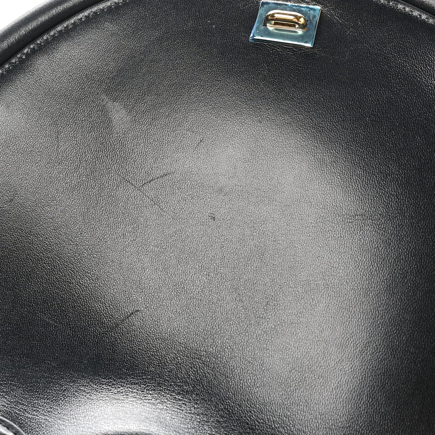 Calfskin Aura Shoulder Bag Black