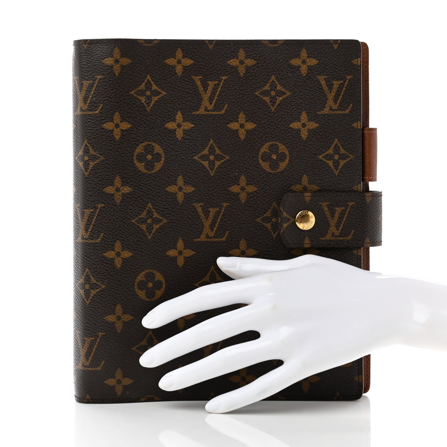 Monogram Large Ring Agenda Cover