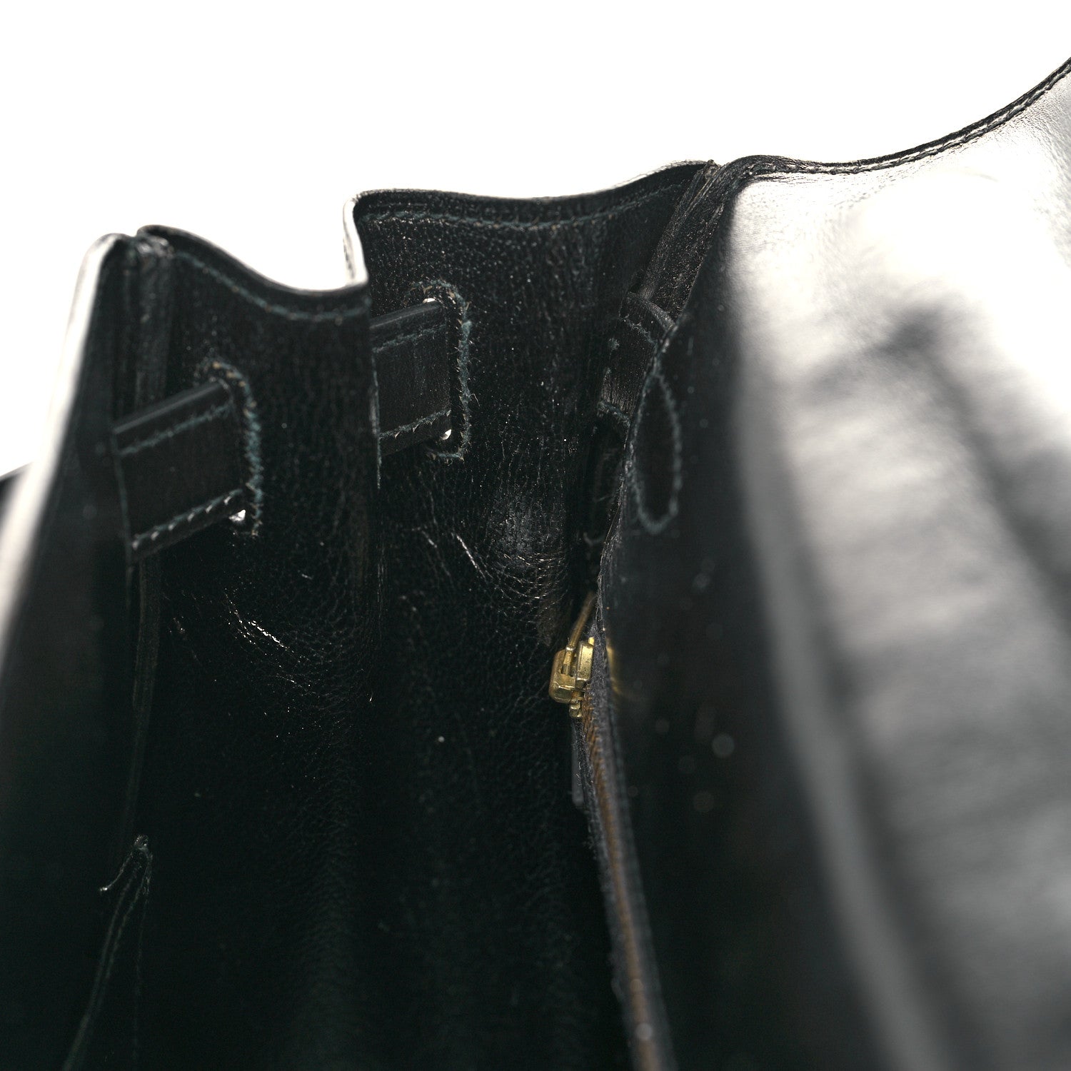 Hermes Box Kelly Retourne 28 Black 13 of 14