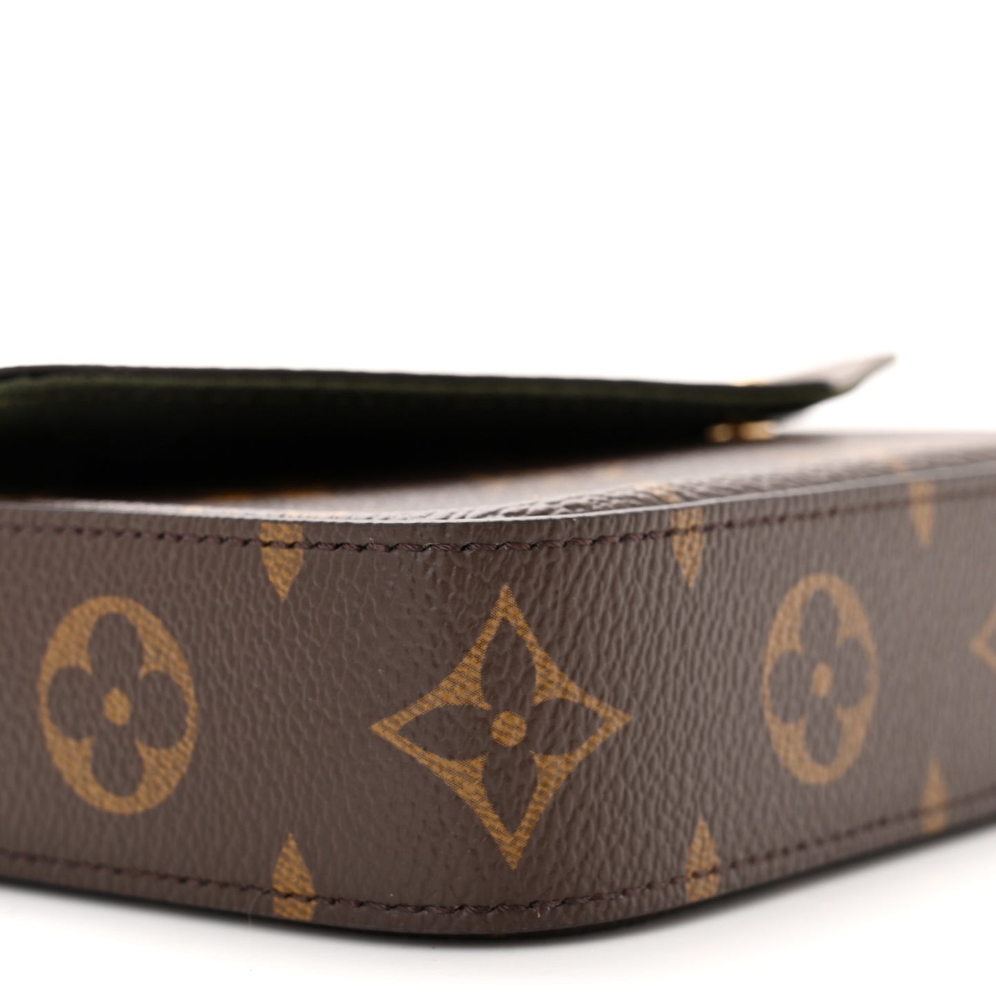 Monogram Felicie Strap & Go Kaki