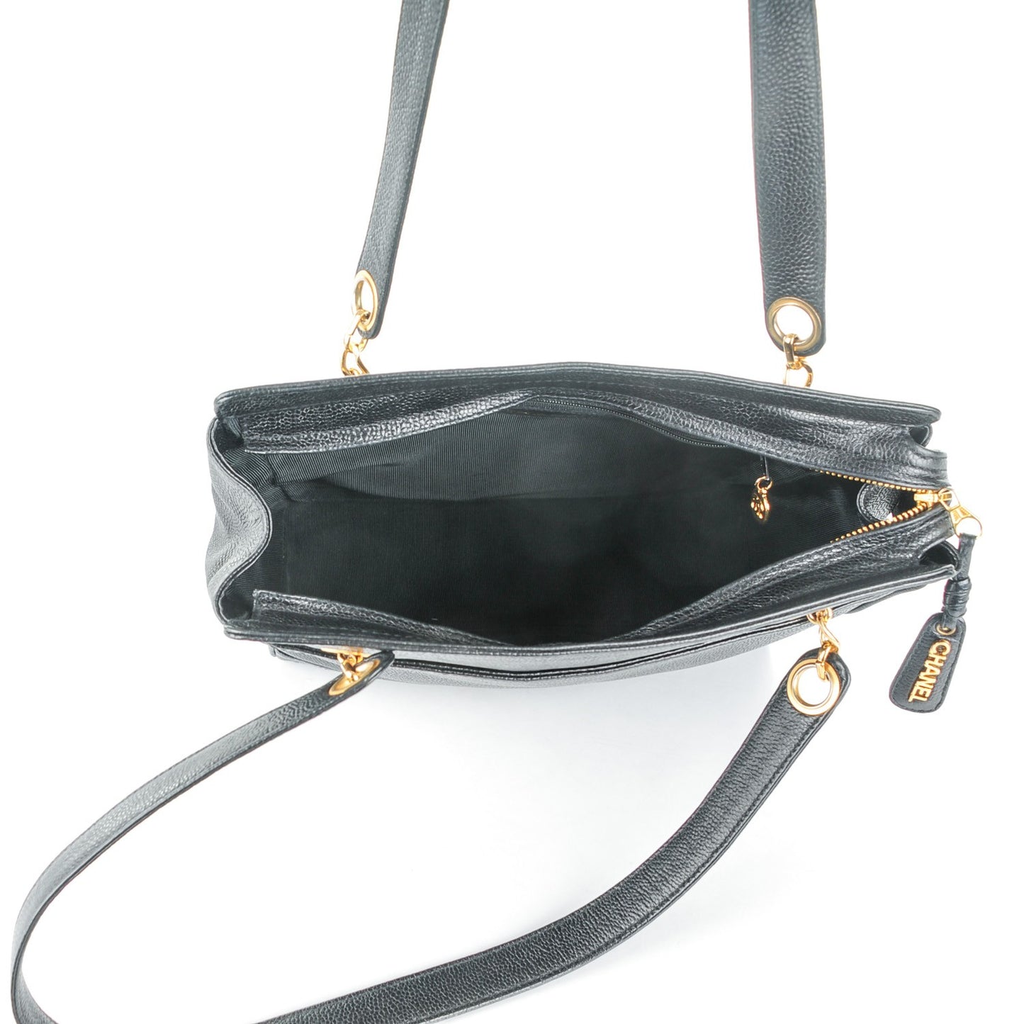 Caviar Shoulder Bag Black