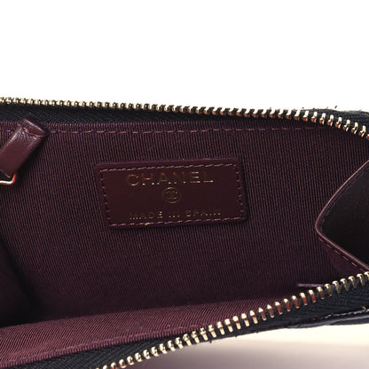 Chanel Caviar Quilted Zipped Key Holder Case Black 5 of 9
