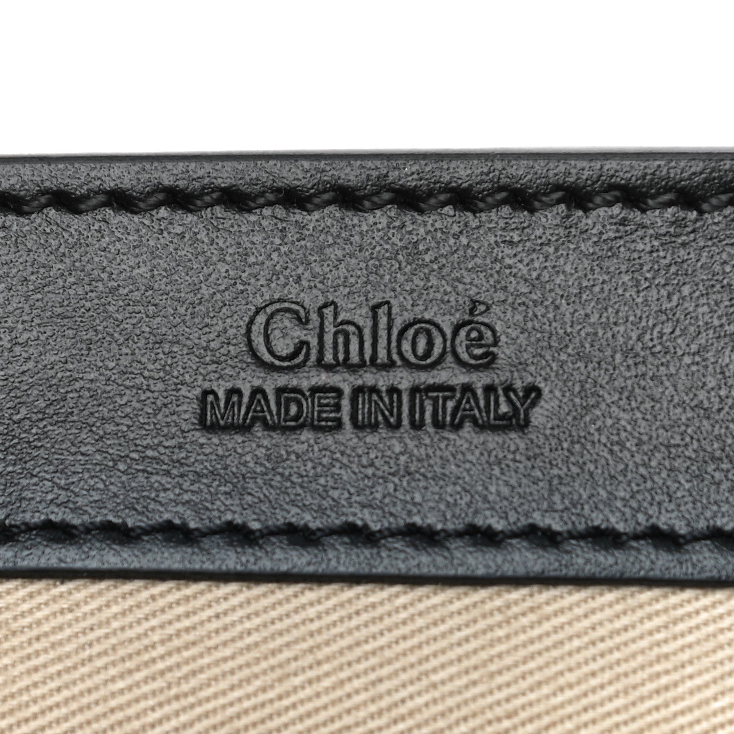 Chloe Calfskin Suede C Clutch With Chain Black 6 of 13