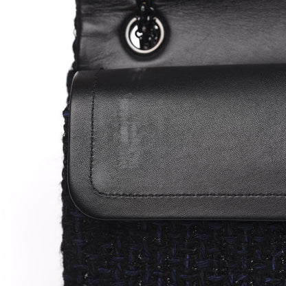 Chanel Tweed Quilted 2.55 Reissue 226 Flap Blue Black 12 of 13