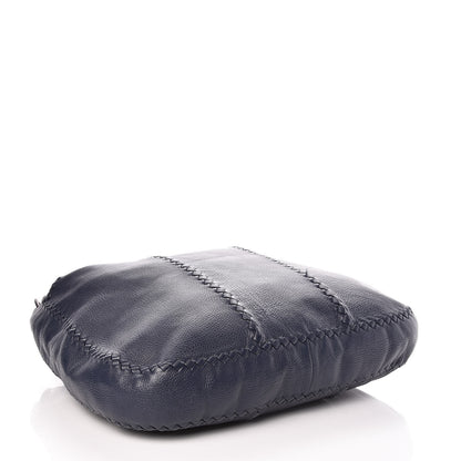 Bottega Veneta Washed Cervo Deerskin Large Hobo China Blue 4 of 9