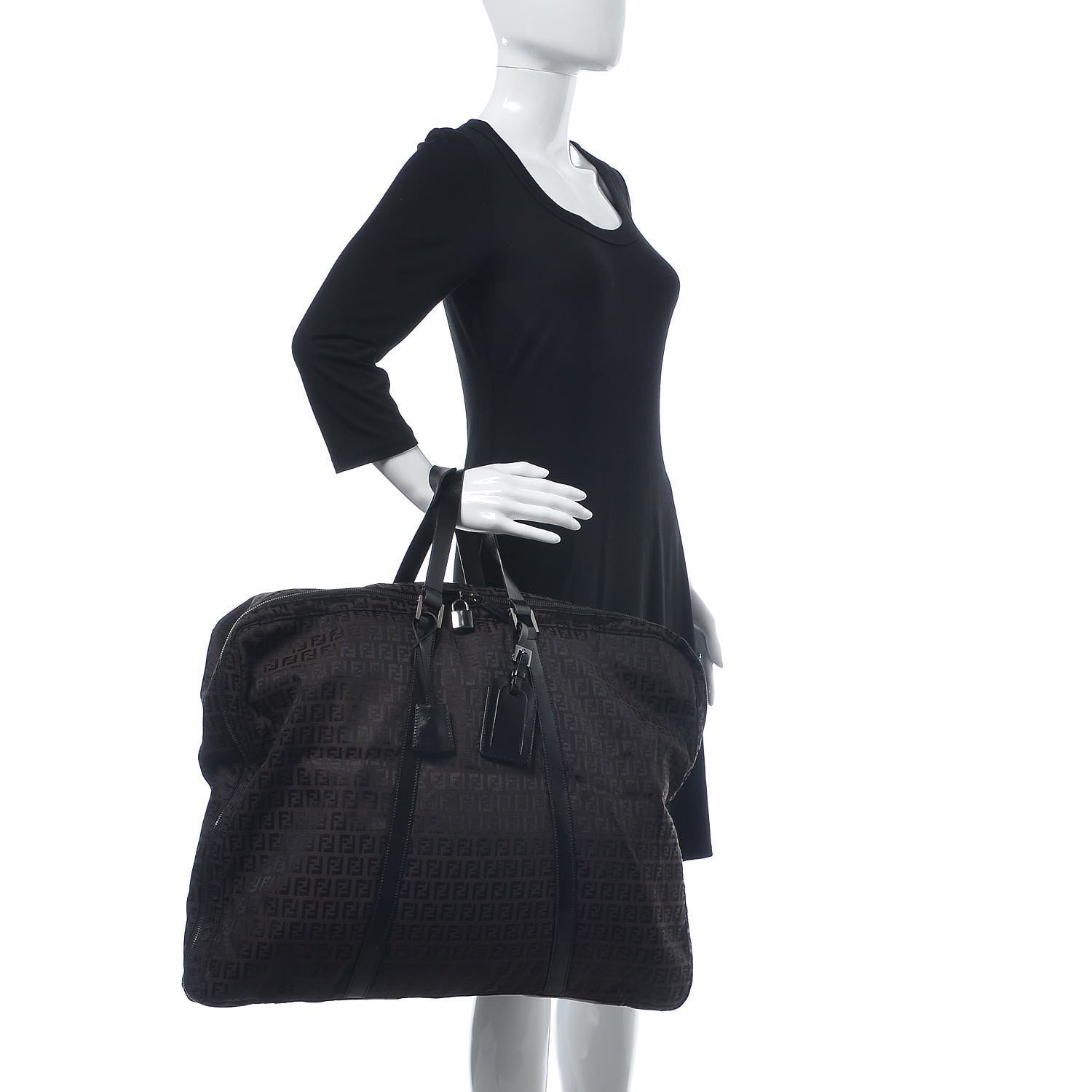 Fendi Zucchino Travel Tote Black 1 of 7