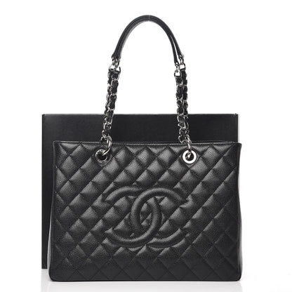 Chanel Caviar Quilted Grand Shopping Tote GST Black 8 of 8