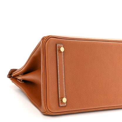 Hermes Natural Barenia Faubourg Birkin 30 Fauve 9 of 11