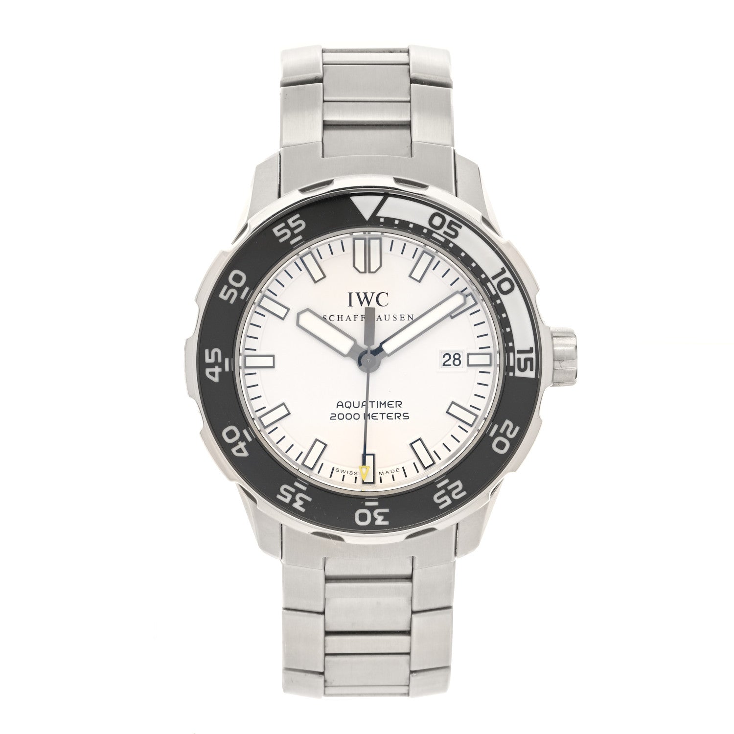 IWC Stainless Steel 45mm Aquatimer Automatic Watch White IW356809 1 of 4