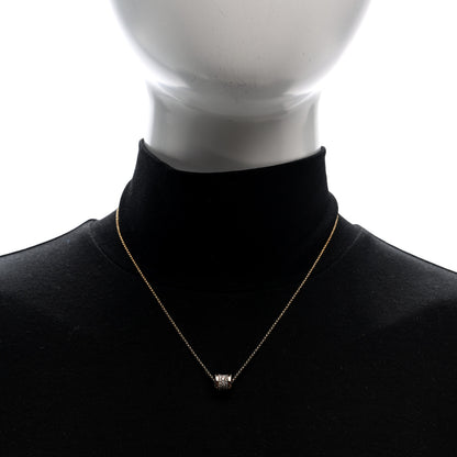 Bulgari 18K Rose Gold Diamond Small B.Zero1 Pave Pendant Necklace 2 of 5