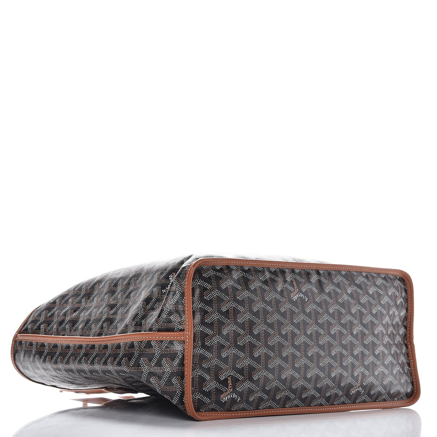 Goyardine Reversible Anjou PM Black Gold