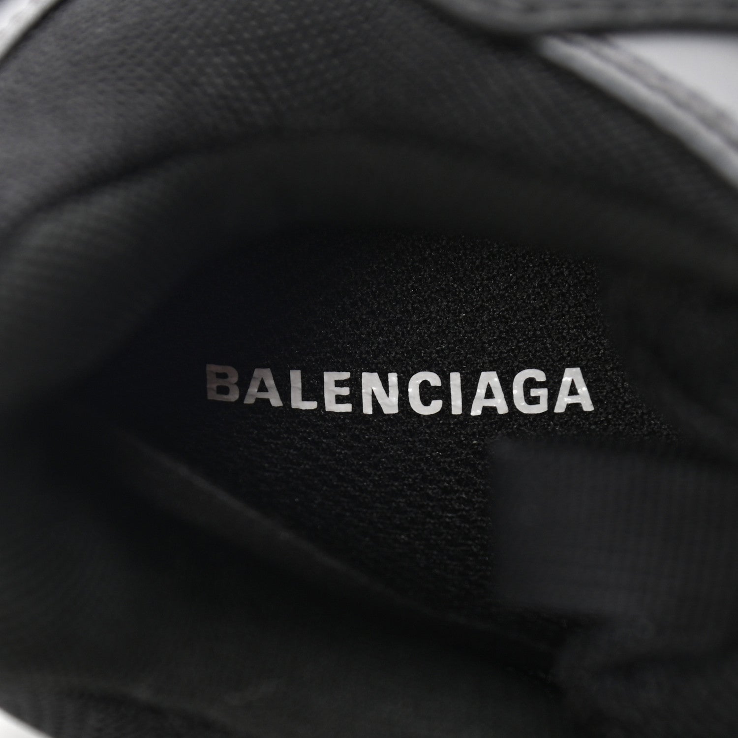Balenciaga Fabric Mesh Womens Triple S Sneakers 37 Black 7 of 8