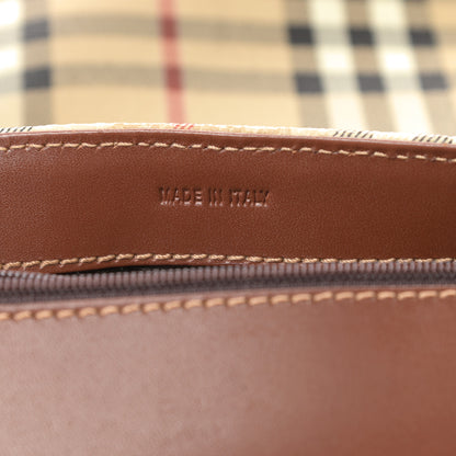 Burberry Haymarket Check Messenger Bag Brown 7 of 17