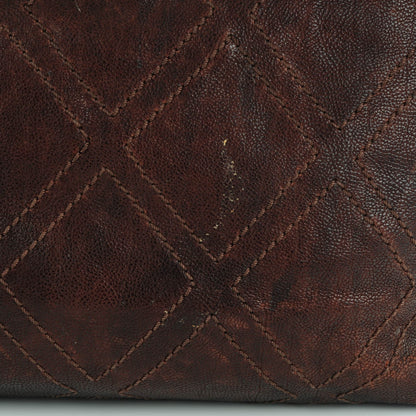 Chanel Calfskin Large Diamond Stitch Tote Brown 5 of 9