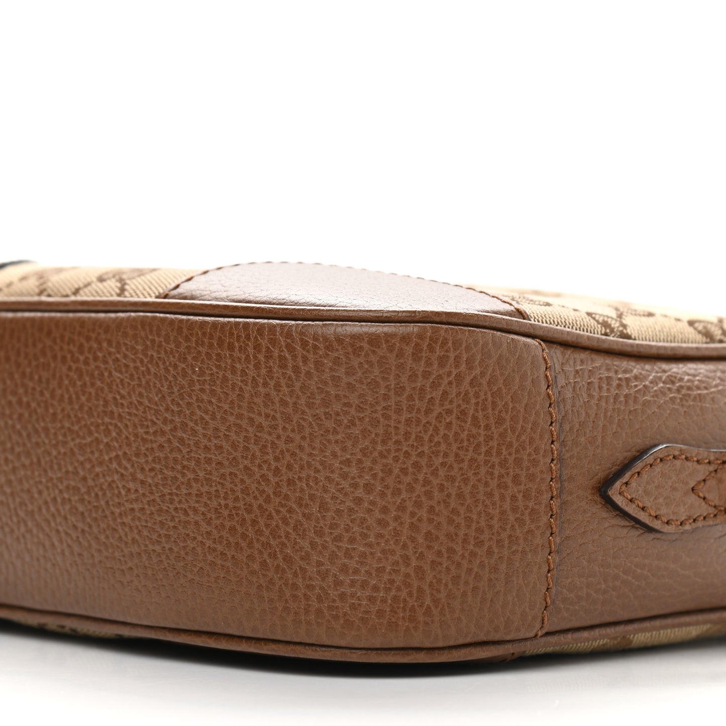 Monogram Mini Bree Messenger Bag Beige Tabacco