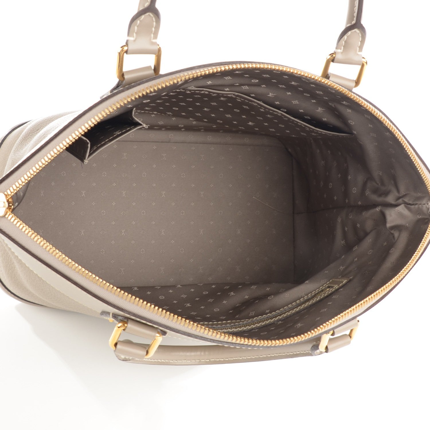 Louis Vuitton Suhali Lockit MM Greige 5 of 7