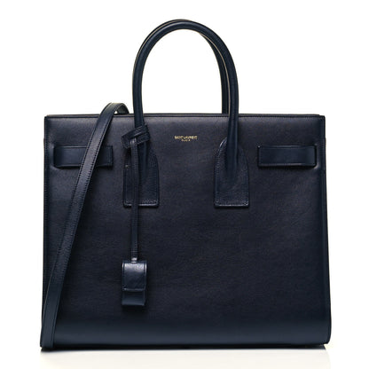 Saint Laurent Calfskin Small Sac De Jour Navy 1 of 9